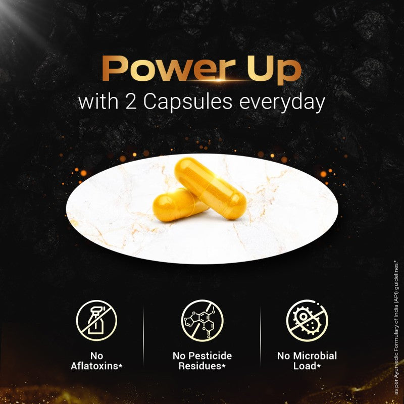 Kudrax® Shilajit Gold Plus Capsule to Unlock Peak Energy, Strength & Stamina in Just 28 Days!