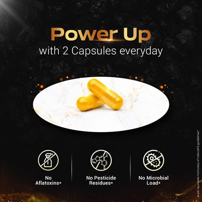 Kudrax® Shilajit Gold Plus Capsule to Unlock Peak Energy, Strength & Stamina in Just 28 Days!